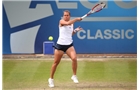 BIRMINGHAM, ENGLAND - JUNE 14:  Barbora Zahlavova Strycova of the Czech Republic in action during the semi-final match against Casey Dellacqua of Austria during day six of the Aegon Classic at Edgbaston Priory Club on June 14, 2014 in Birmingham, England.  (Photo by Jordan Mansfield/Getty Images for Aegon)